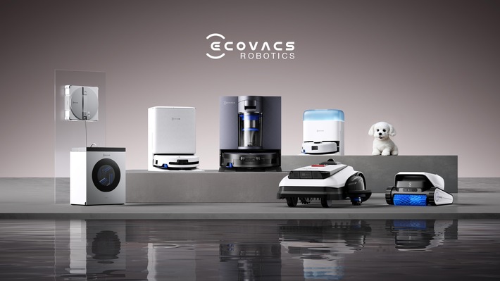 CES 2026: ECOVACS präsentiert neues Produkt-Line-up 2026 mit Erweiterung um Poolreinigungsrobotik
