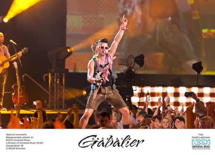 Andreas Gabalier rockt das Winter Open Air Seefeld 2014 - BILD