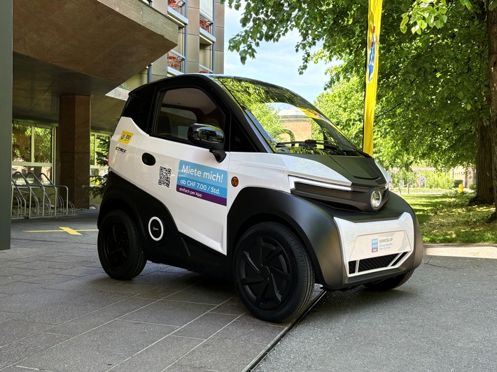 SHMOB.UP - Shared Mobility Pop-up Hubs - elektrische Leichtfahrzeuge testen in Bern und Meyrin