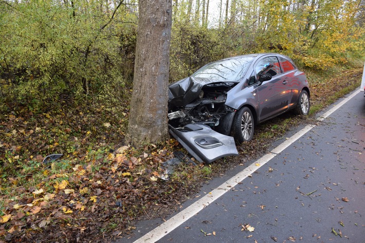 POL-HI: Müdigkeit verursacht Verkehrsunfall