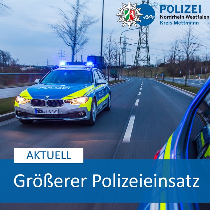 POL-ME: Erstmeldung - Aktuelle Informationen zu einem Polizeieinsatz in Ratingen: Schussabgabe nach Messerangriff - Ratingen - 2502048