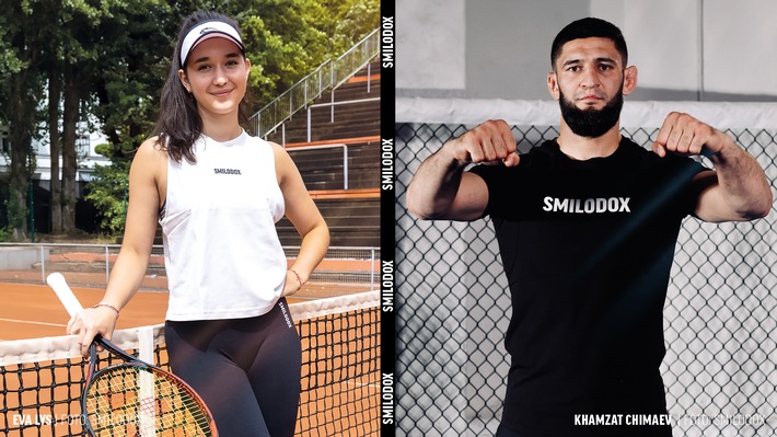 Hamburger Sportswear Start-up Smilodox nimmt Profisportler Khamzat Chimaev und Eva Lys unter Vertrag