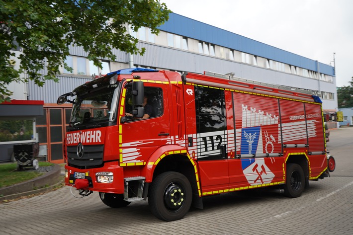 FW-OB: Rauchentwicklung in Keller - Feuerwehr in der Altstadt im Einsatz