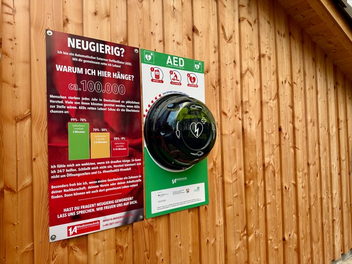 FW Hünxe: Erweiterung der öffentlich zugänglichen Defibrillatoren in Hünxe und Gartrop-Bühl