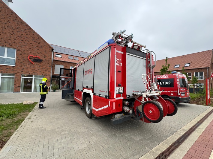 FW Flotwedel: Ausgelöste Brandmeldeanlage in Bröckeler Gesundheitszentrum