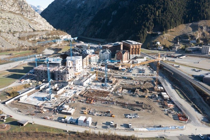 Andermatt Swiss Alps verkauft 2021 ein Drittel mehr Wohnungen als 2020