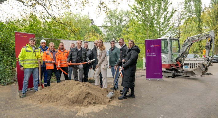 Pressemeldung: Westconnect startet Glasfaserausbau - Letzte Chance auf kostenlosen Glasfaseranschluss in Gladbeck Brauck-Süd und Rosenhügel