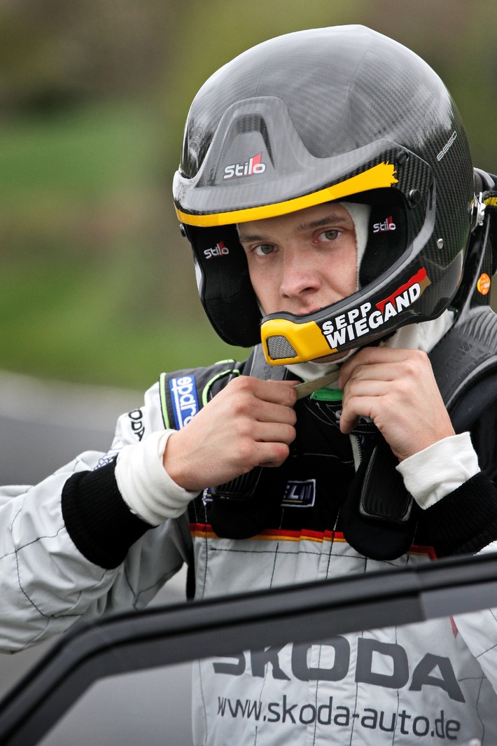 SKODA Junior Sepp Wiegand startet 2013 mit neuem Copilot in der WRC2 (BILD)