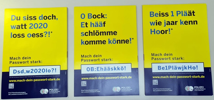 POL-EU: "Mach dein Passwort stark!"
