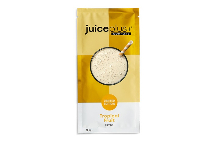 Juice Plus+ launcht limited Edition: Juice Plus+ Complete Tropische Früchte bringt Sonne in den Ernährungsplan
