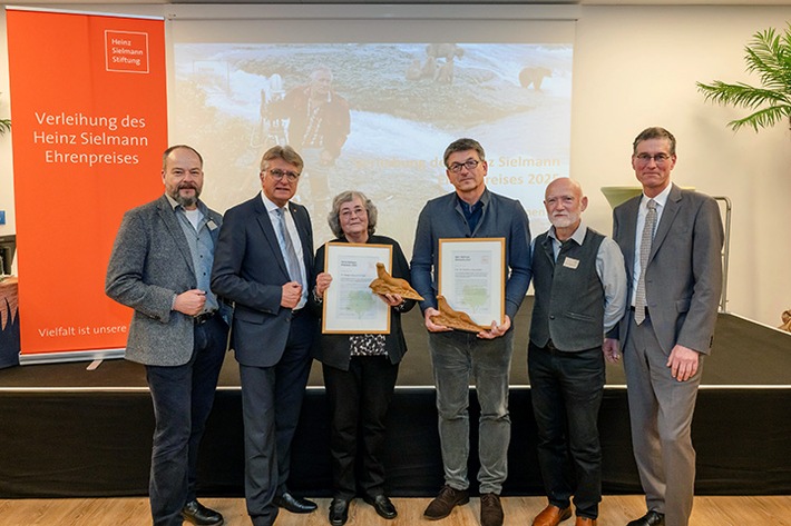 PM Heinz Sielmann Ehrenpreis verliehen: Auszeichnung für Prof. Dr. Matthias Glaubrecht und Dr. Margret Bunzel-Drüke