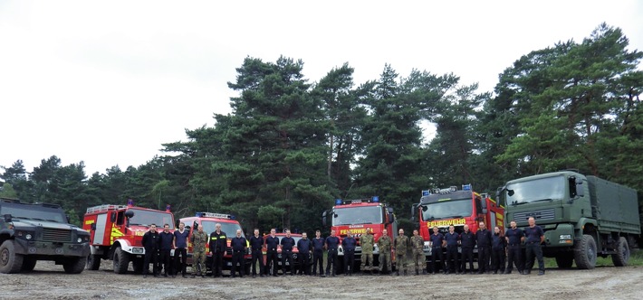 FW-DT: Feuerwehr Detmold absolviert Geländefahrtraining