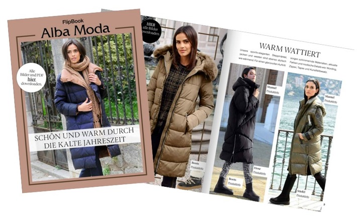 Mode-Neuheiten: Schön &amp; Warm durch die kalte Jahreszeit mit Alba Moda