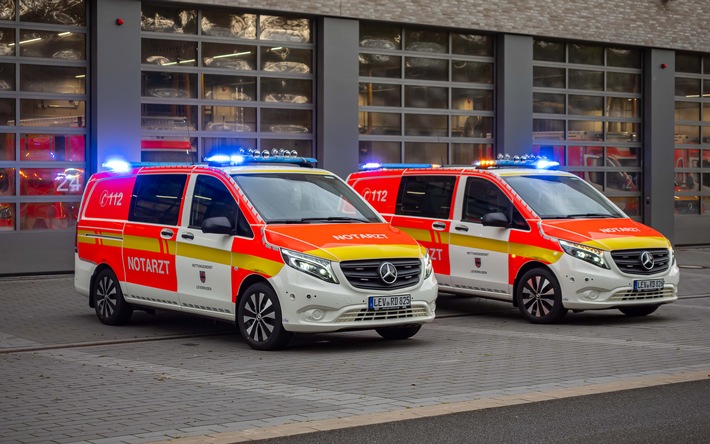 FW-LEV: Neue Notarzteinsatzfahrzeuge für den Rettungsdienst Leverkusen