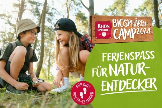 Presseinformation: Anmeldestart für das RhönSprudel Biosphären-Camp 2024