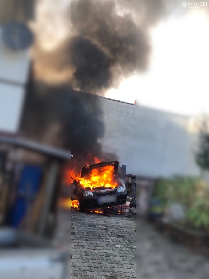 POL-PPWP: Pkw geht in Flammen auf