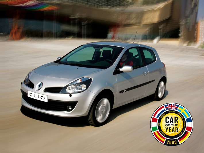 Neuer Clio ist Auto des Jahres 2006" - Renault gewinnt höchste europäische Auszeichnung