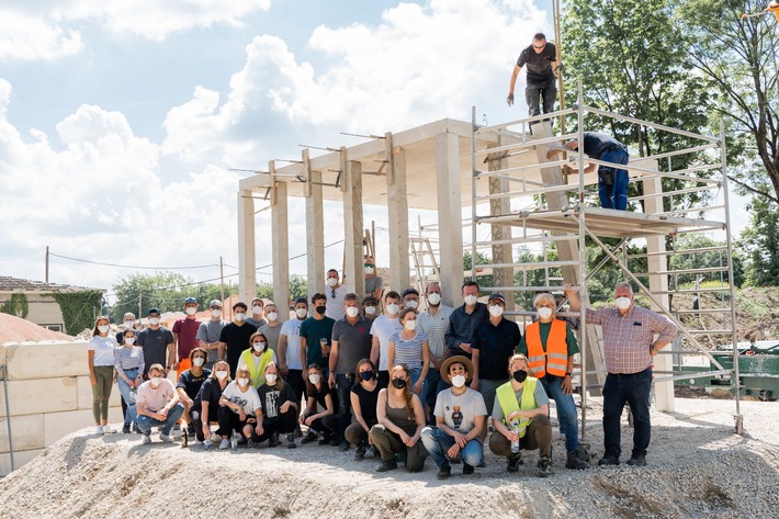 Presseeinladung: Eröffnung Muster-Pavillon aus Recyclingbeton auf dem Gelände der Bayernkaserne, 15. Juli 2021, 10.00 Uhr