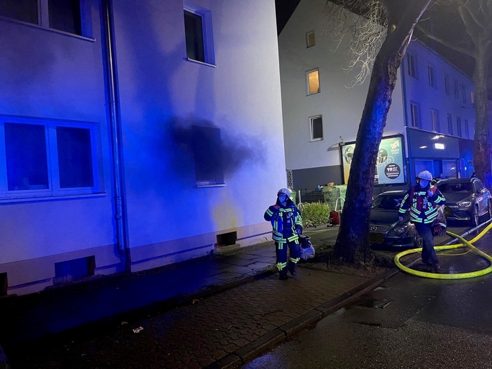 FW-BO: Küchenbrand in der Bochumer Innenstadt an der Alleestraße