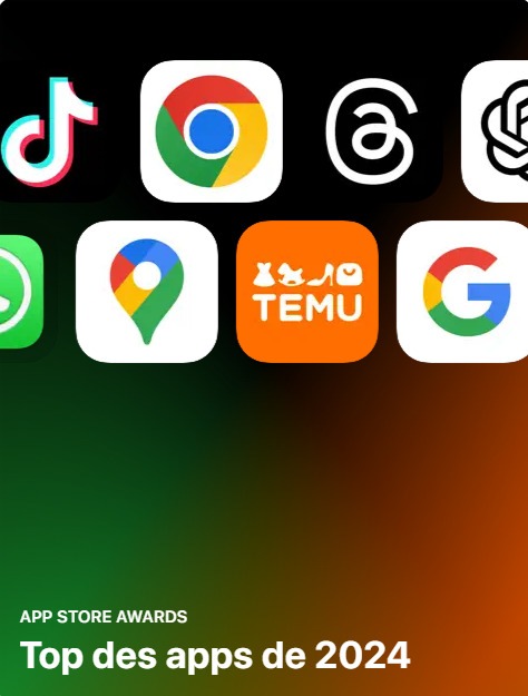 Apple reconnaît Temu comme l