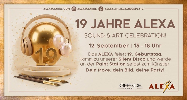 Das ALEXA lädt zur Geburtstagparty auf dem Dancefloor ein