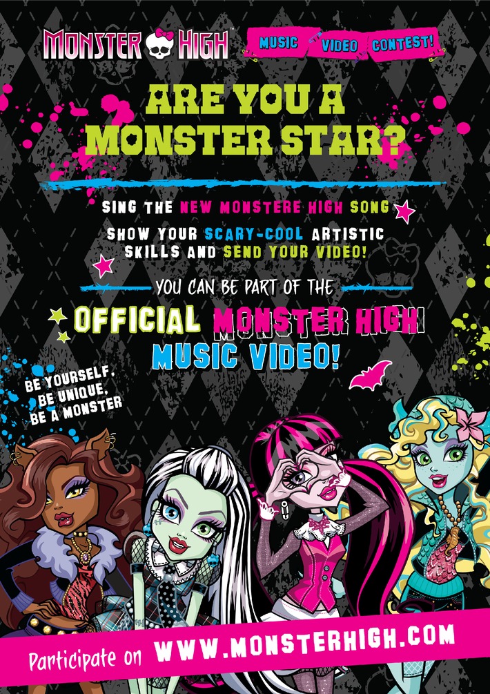 Monsterfreunde aufgepasst: Monster High Videowettbewerb für Fan-Song von Madison Beer (BILD)