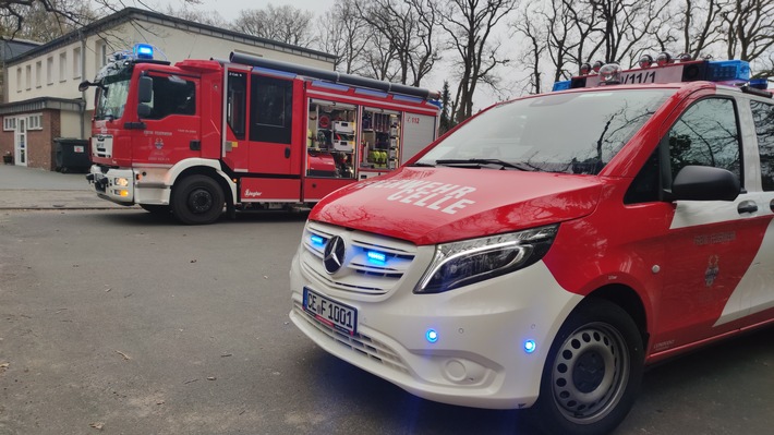 FW Celle: Feuer in einem Kindergarten in Klein Hehlen