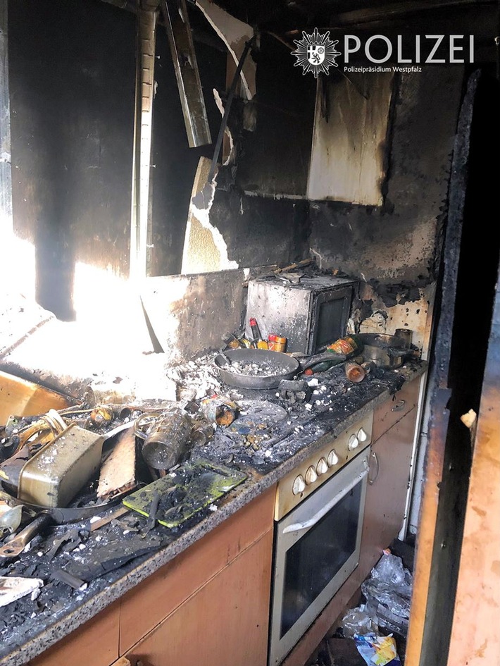 POL-PPWP: Küchenbrand im Keller