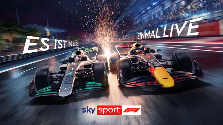 &quot;Es ist nur einmal live&quot;- So zeigt Sky Sport F1 die neue Formel 1® Saison ab dem kommenden Wochenende