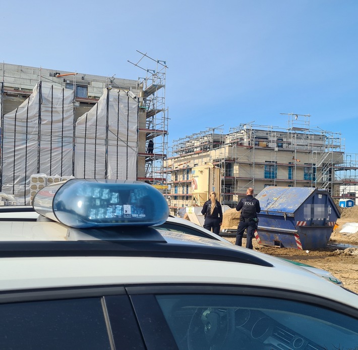 HZA-KI: 9 illegal Aufhältige bei Baustellenkontrolle in Heiligenhafen durch den Zoll festgestellt