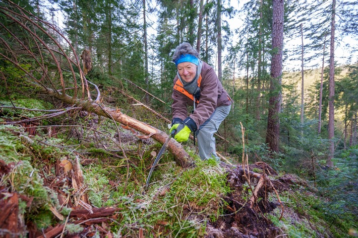 Freiwilligeneinsatz im Nationalpark Schwarzwald: Eine Woche Biotope pflegen für das Auerhuhn