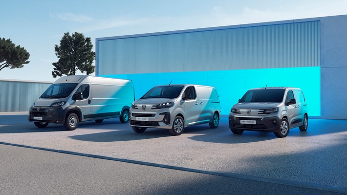 Die neuen PEUGEOT Elektro-Transporter: PEUGEOT E-Partner(1), PEUGEOT E-Expert(1) und PEUGEOT E-Boxer(1)