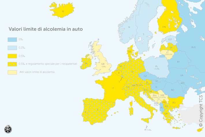 Alcol al volante: attenzione all