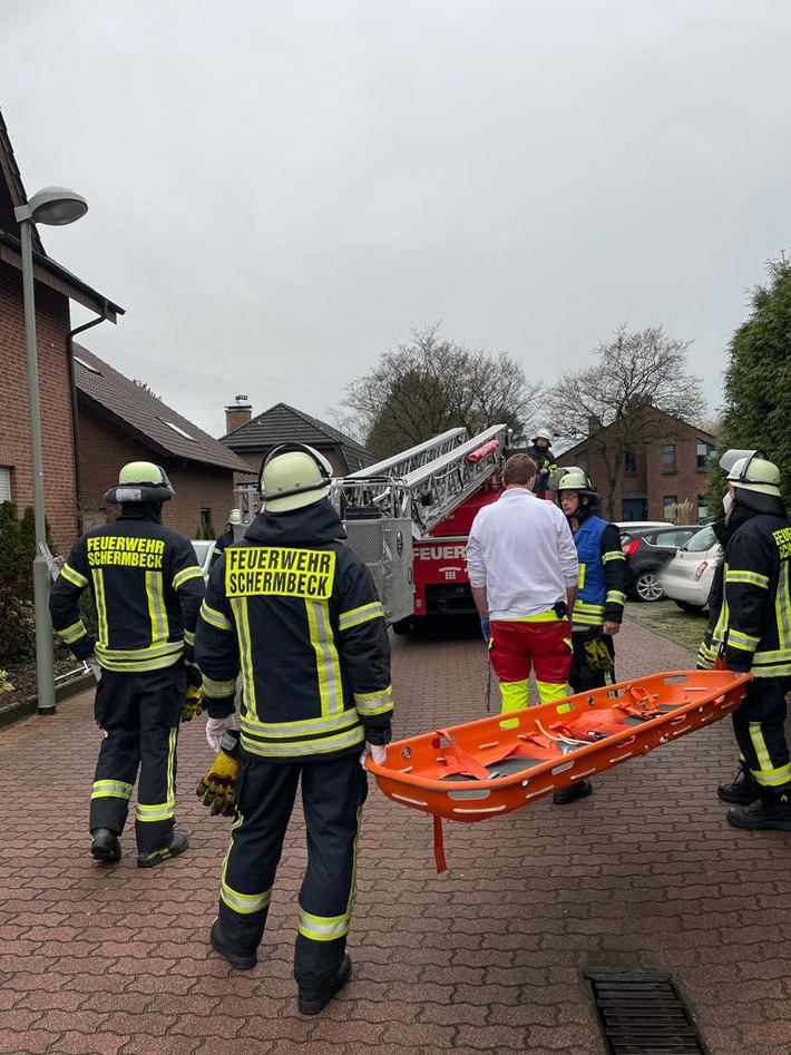 FW-Schermbeck: Amtshilfe für den Rettungsdienst