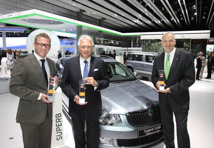 SKODA gleich drei Mal zum "besten Familienauto des Jahres 2011" gewählt (mit Bild)