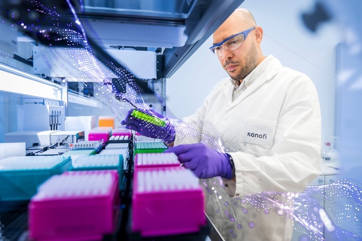 Mohammed Mosa kombiniert bei Sanofi zwei Forschungswelten: Er baut im Labor präzise Gewebemodelle nach und er analysiert am Computer die gewonnenen Daten mithilfe künstlicher Intelligenz. Mit diesem Ansatz eröffnet er nicht nur neue wissenschaftliche Perspektiven, sondern beschleunigt auch die Entwicklung passender Therapien für Patient*innen. / Weiterer Text über ots und www.presseportal.de/nr/71182 / Die Verwendung dieses Bildes für redaktionelle Zwecke ist unter Beachtung aller mitgeteilten Nutzungsbedingungen zulässig und dann auch honorarfrei. Veröffentlichung ausschließlich mit Bildrechte-Hinweis.