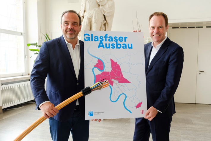 Glasfaser für Düsseldorf – Telekom weitet Ausbau deutlich aus