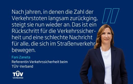 TÜV-Verband warnt: Neue Unfallzahlen sind Alarmsignal