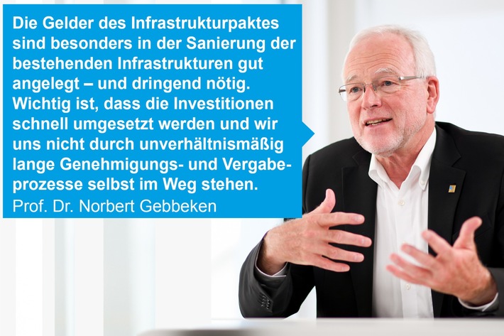 Ingenieure fordern: Vorrang für Sanierung der vorhandenen Infrastruktur