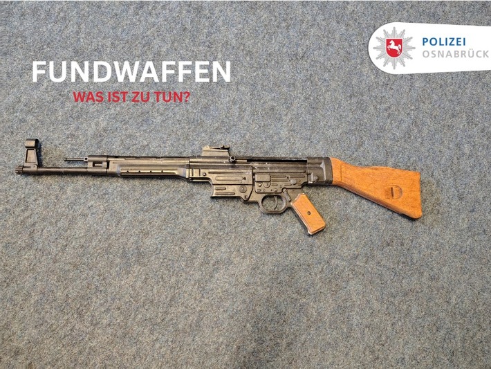 POL-OS: Osnabrück/Melle: 110 statt "Bares für Rares?" - Polizei gibt Hinweise bei Fund von Waffen