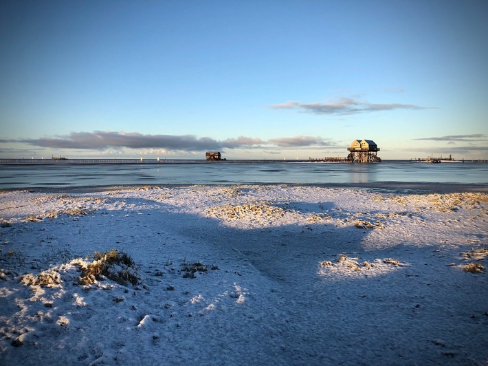 St. Peter-Ording - kleine Winterüberraschungen