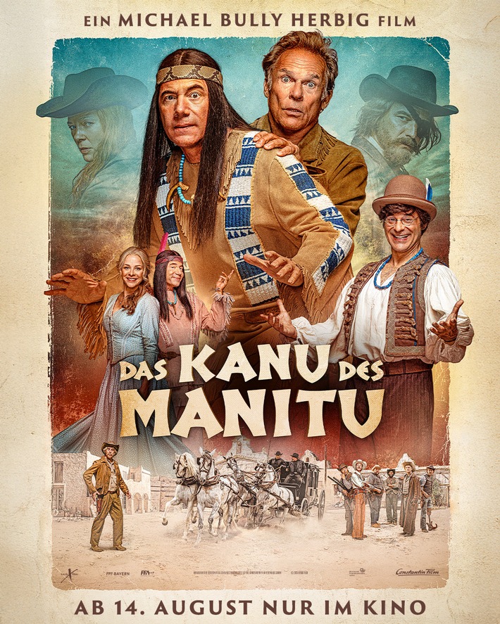 DAS KANU DES MANITU / Plakat der neuen Komödie von Bully ab sofort verfügbar