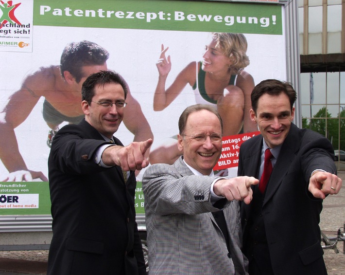 BARMER: Großzügige Unterstützung für eine begeisternde Idee/Ströer sponsert &quot;Deutschland bewegt sich!&quot; mit Plakatwerbung