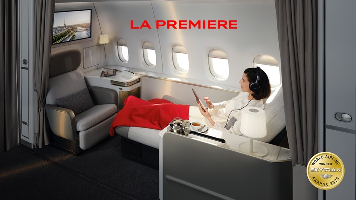 Air France gewinnt bei den Skytrax World Airline Awards 2026 die Auszeichnung «World’s Best First Class»
