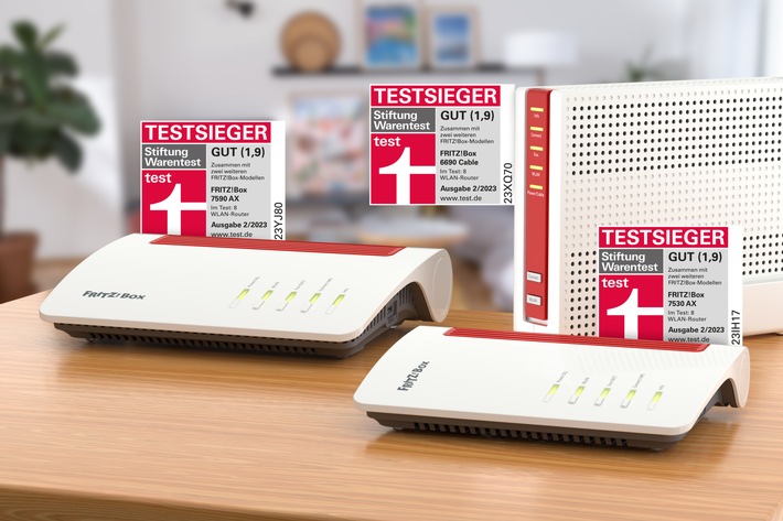 Die besten WLAN-Router und das beste Mesh-WLAN kommen auch 2023 von FRITZ!