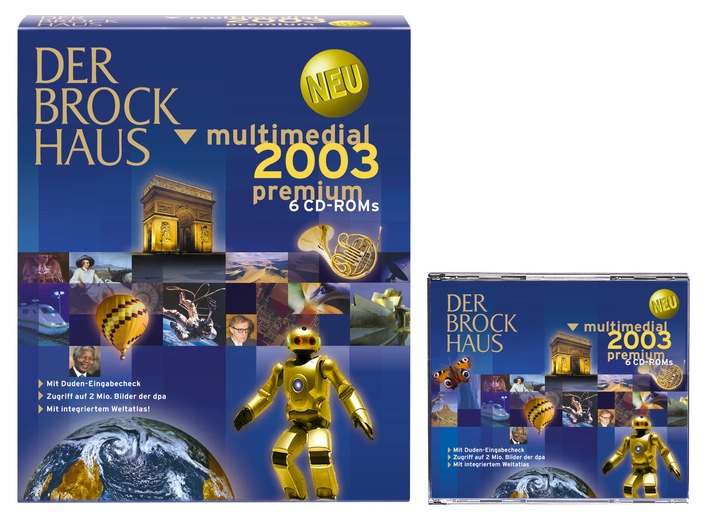 Nach mehreren Testsiegen auch "Produkt des Jahres" der "PC-Magazin"-Leser: der "Brockhaus multimedial 2003"