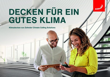 Zehnder Pressemitteilung: Klimadecken entdecken