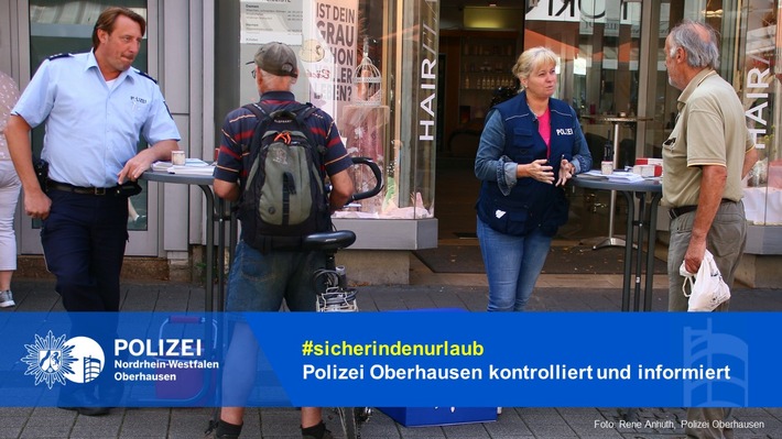 POL-OB: Ferienreiseverkehr: Polizei Oberhausen kontrolliert und informiert