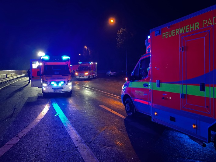 FW Paderborn: Verkehrsunfall Kreuzung Residenzstraße / Münsterstraße