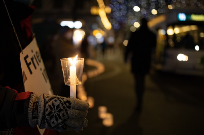 CSI-Mahnwachen für Glaubensverfolgte fanden in kleinen Gruppen statt